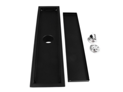 Ralo de Chão Retangular 40cm Aço Inox com Drenagem Rápida e Anti odor com S/MARCA