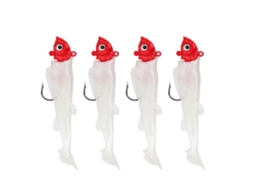 Lure (anti-snagging Bionic Fish Lure) Outdoor Fishing Lure 15g Lead Head Hook Soft Bait Bionic Fishing Bait 4pcs/bag