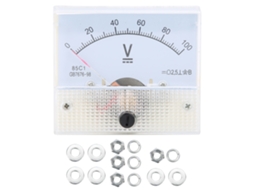 Voltímetro Analógico com Ponteiro 85C1 de 0 a 100V | S/MARCA