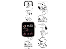 Bracelete Silicone Suave Personalizada Apple Watch Series Se 40Mm Snoopy