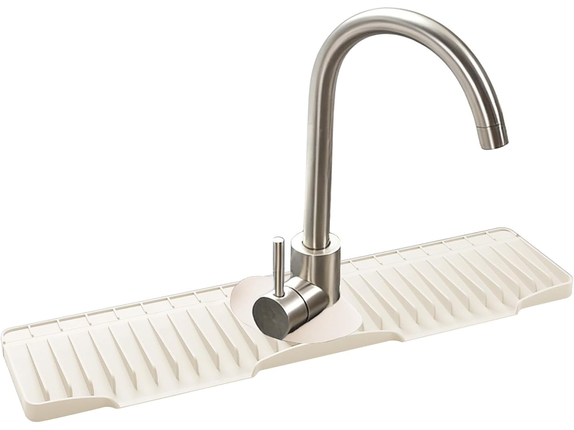 Protetores Cozinha Pia, 69, 85cm, Protetor Antiderrapante em Tapete Silicone para Bancada Cozinha Pia, Casa E