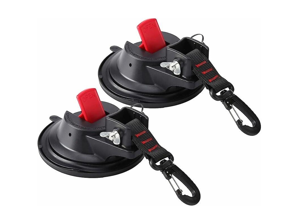 Rebe-2 Anclas Fuertes Para Coche Con Gancho Para Toldos Laterales, Camping, Barcos, Toldos, Equipaje Y Más