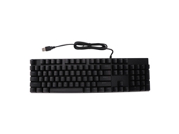Aetheria teclado Mecânico Gamer com Interruptores Azuis Rgb Usb 104 Teclas Resistente a Arranhões Preto