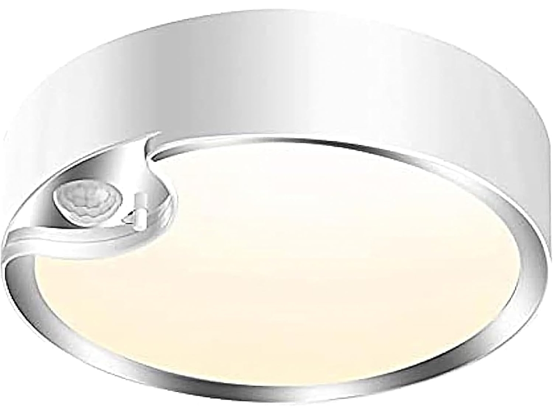 Luminária De Teto Sem Fio Com Sensor De Movimento, Alimentada Por Bateria, Com 80 Leds, Ideal Para Ambientes Internos Como Closet, Chuveiro, Despensa
