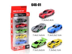 Miniaturas de Carros Deslizantes em Escala 1/64, Brinquedos Infantis MDUG (5 Carros)