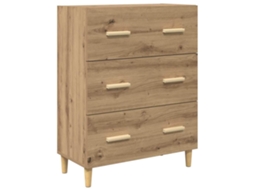 Buffet Carvalho Artesanal 69,5x34x90 cm Madeira Processada MAISON EXCLUSIVE