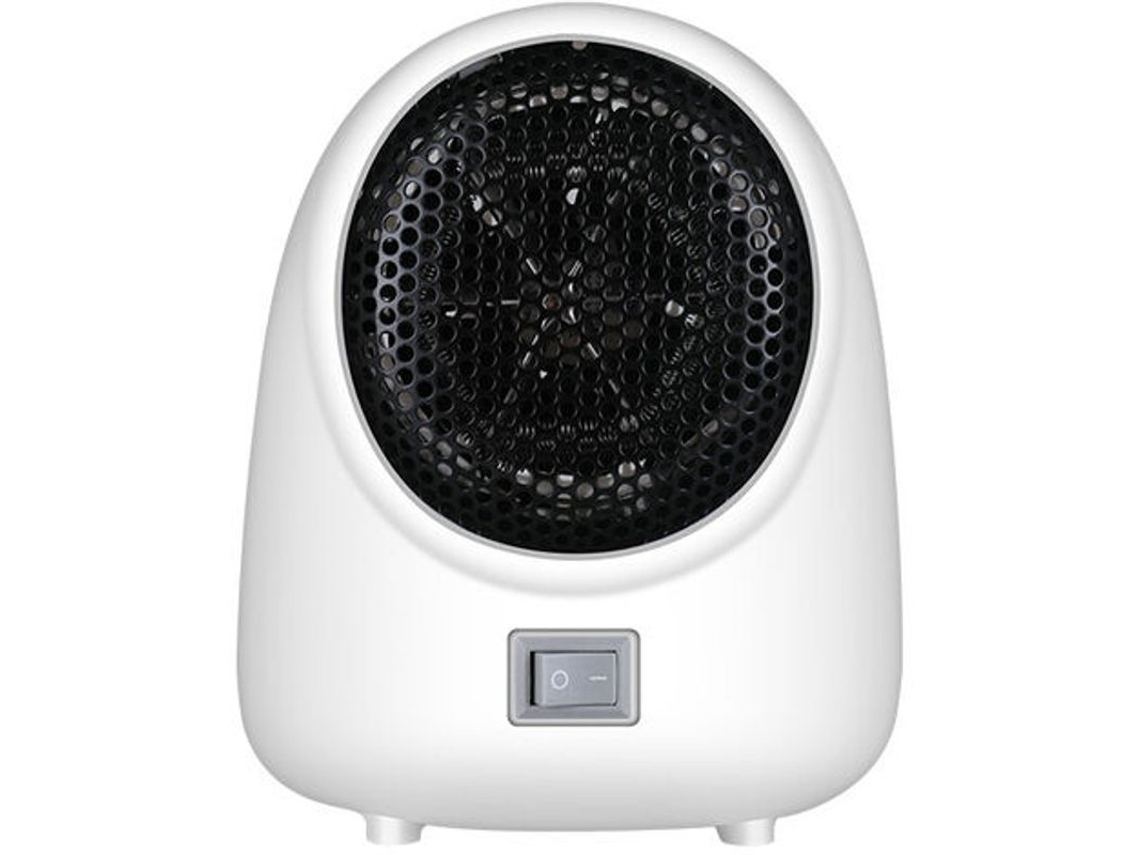 Nova Line aquecedor Mini de Mesa Ptc 350 400w com Termostato e Proteção Contra Sobreaquecimento Branco