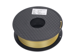 Hilo Pla Seda 1.75mm Bicolor Sem Atascos Brilho Ouro E Preto Consumível Impressora 3d