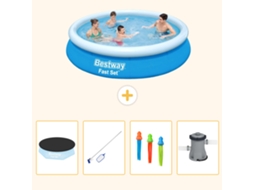 Bestway Piscina Bestway Fast Set Redonda - 244x61 Cm - 5-peças S125