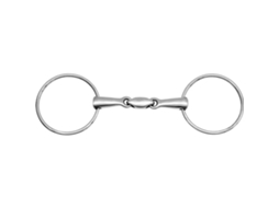 Snaffle Anatômico Double Break 21 Mm Prateado 145 Mmfeeling