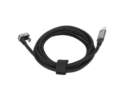 Cabo de Dados U Type C Macho para Macho Usb3.2 Gen2 10gbps Pd100w Carregamento Rápido 4k 60hz 150cm