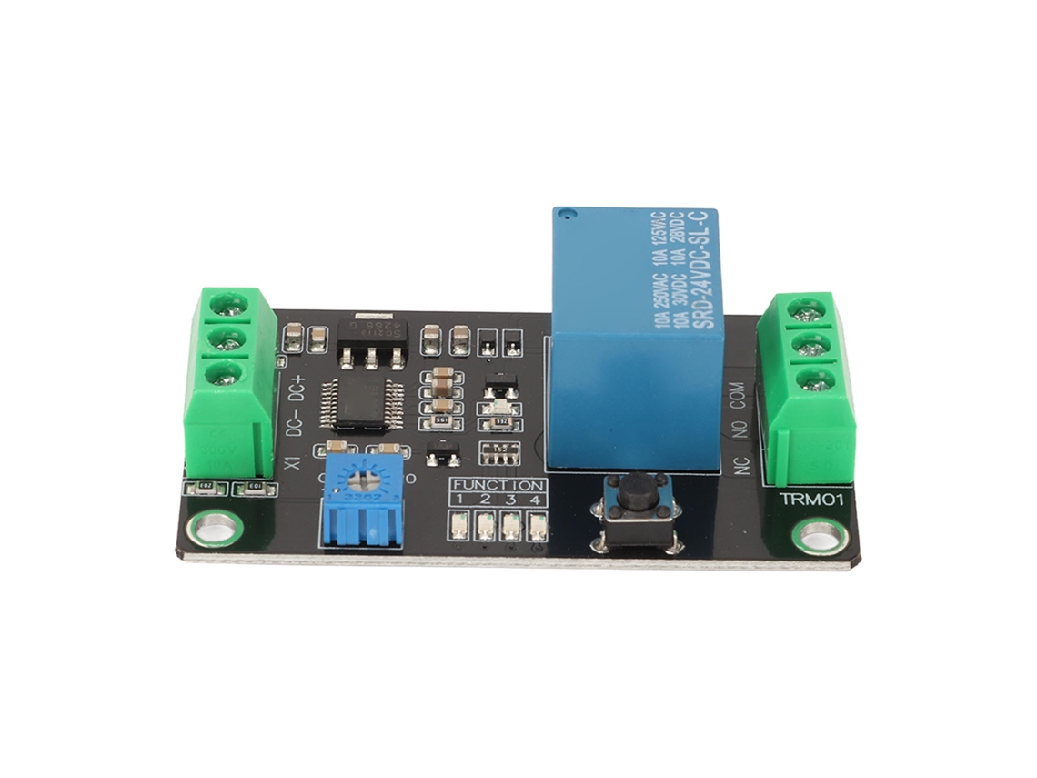 Mali módulo de Relé de Atraso com Fechamento/desconexão Atrasada e Trava Automática para Controle Industrial Dc24v