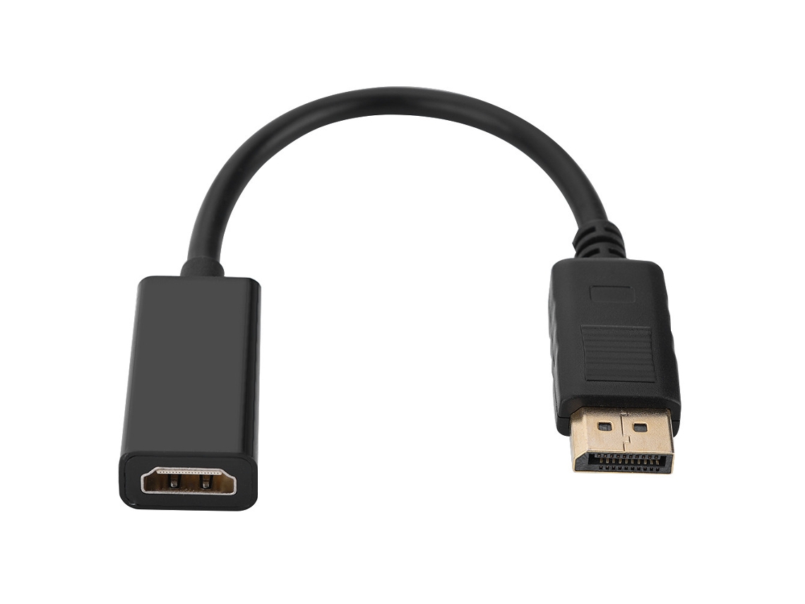 Cabo De Vídeo (transmissão De Vídeo Hd Dp Para Hdmi) Preto
