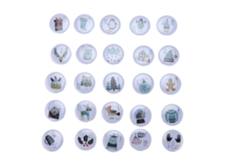 Botão de Pin com Design Único e Animais Pack de 25 Peças LAXISCREED