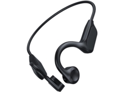 Villcase Écouteurs Sans Fil À Conduction Osseuse Noirs Fonction Insertion Carte, Casque Abs Étanche Pour