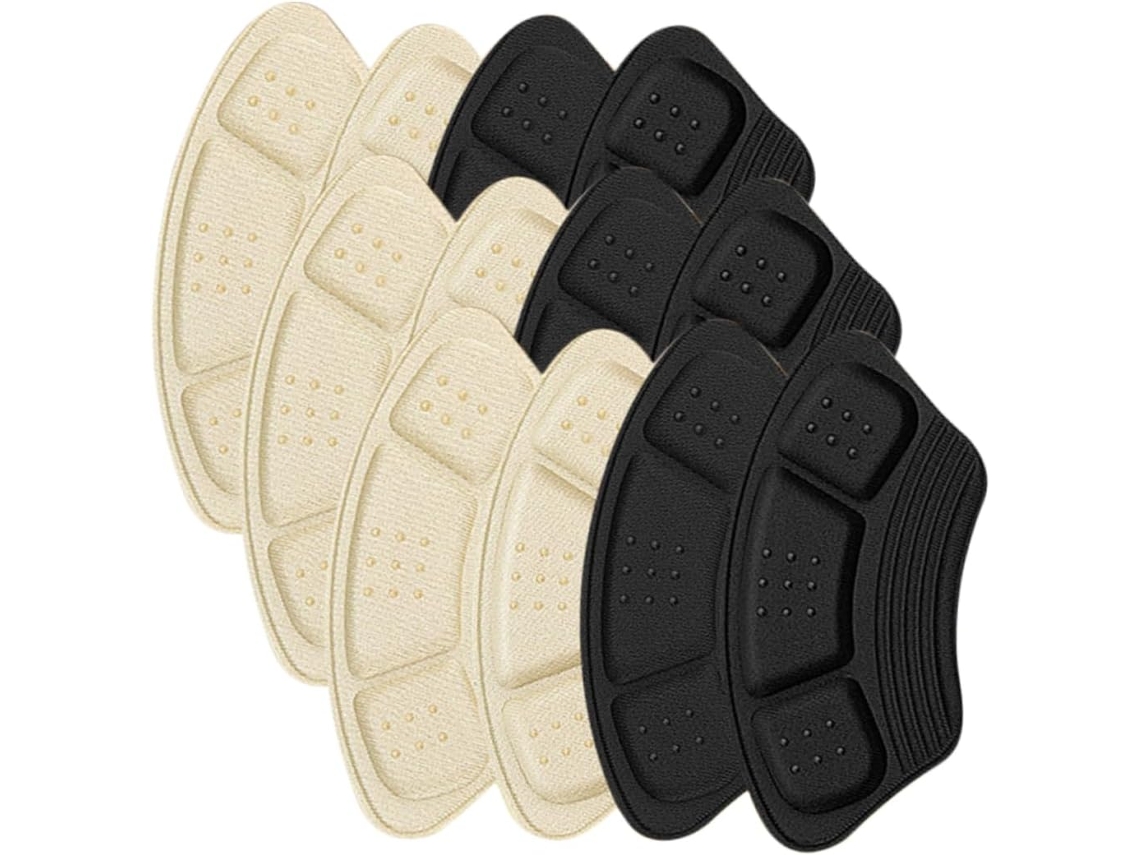 6 Pares De Protetores Calcanhar Autoadesivos, Antiderrapantes E Macios Para Sapatos Saltos Femininos, Para Uso Externo