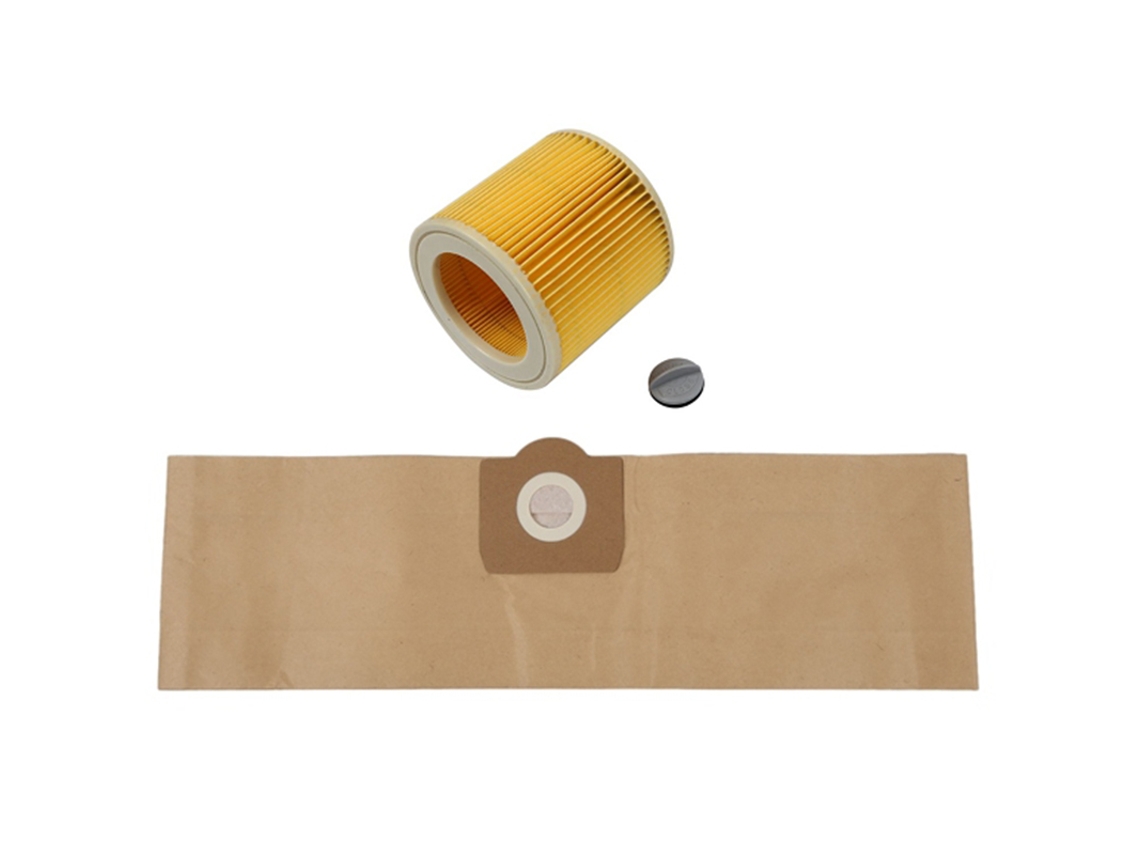 Acessório para Aspiradores KARCHER 5un 1un Filtro Wd3 Premium Wd 3300 M Wd 3200 Wd3500 P 6959-130