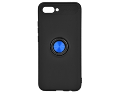 Capa de Telefone Huawei Honor 10 EOOCOO (preto, com anel azul)