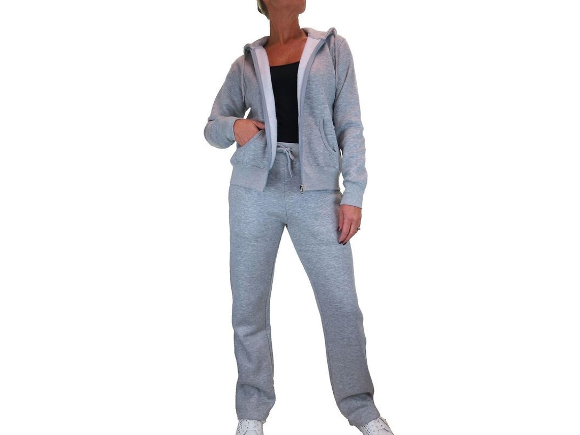 2026 conjunto de Chándal Mujer Con Capucha Y Pantalones Deportivos Suaves Fleece Ropa de Descanso de 2 Piezas