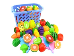 Brinquedo De Corte De Alimentos Para Crianças Conjunto De Cozinha Infantil 23pcs