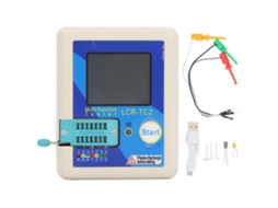 Testador de Transistores Multifuncional com Display em Cor Alta Velocidade para Capacitores Resistores Diodos