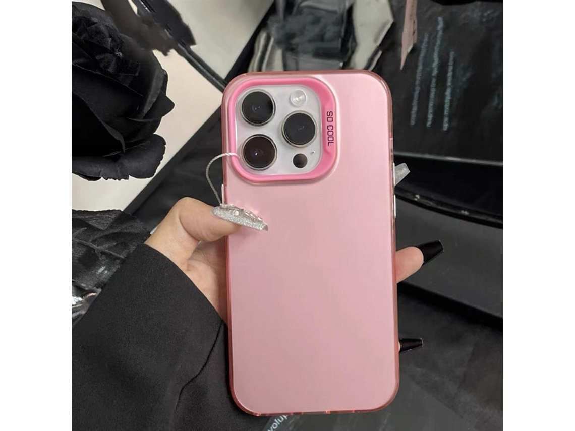 Conjunto De 2 Capas Rígidas Prateadas Para Iphone 17 Pro, Cor Prata Imd.