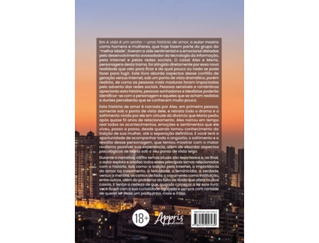 Livro A Vida É Um Sonho Uma História De Amor de André Monaco (Português)