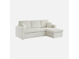 Sofá-cama De Canto Conversível, 3 Lugares, Creme