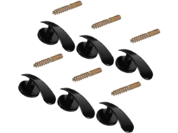 Conjunto De 6 Ganchos De Metal Para Cortina, Suportes Para Varão De Cortina, Prendedores De Cortina Gokoco