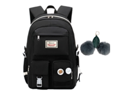 Mochila Escolar para Meninas Oxford À Prova D'água com Compartimento para Notebook 15,6"