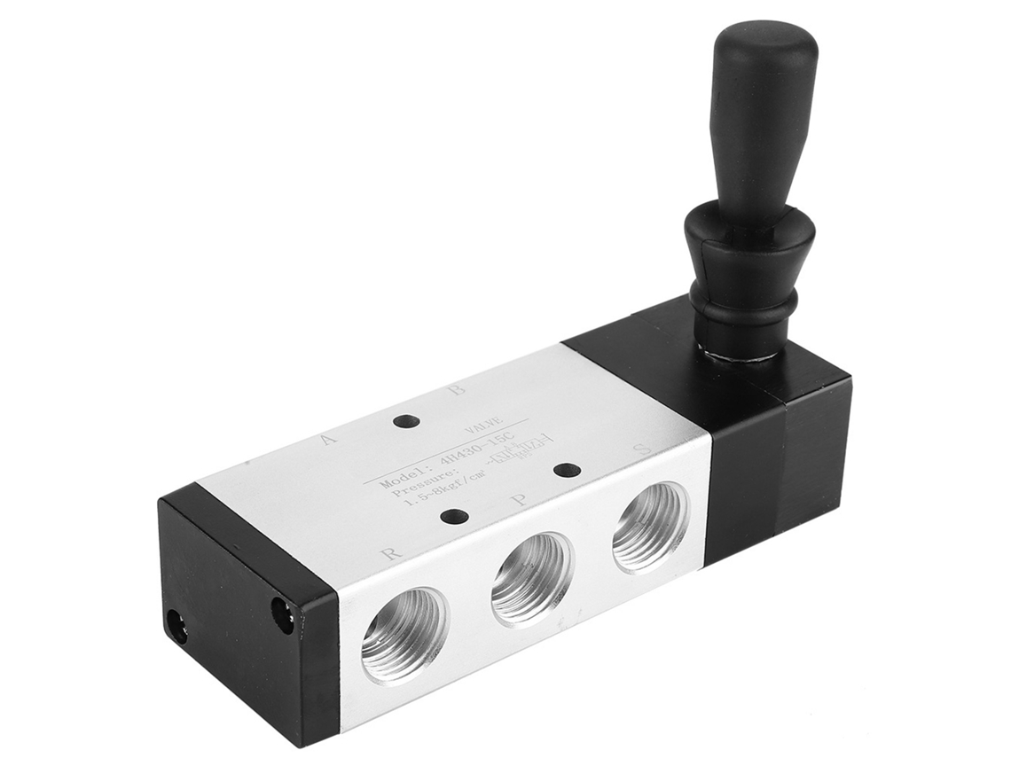 Válvula De Controlo Pneumática E Manual Laxiscreed, 5 Vias, 3 Posições, Controlo Manual