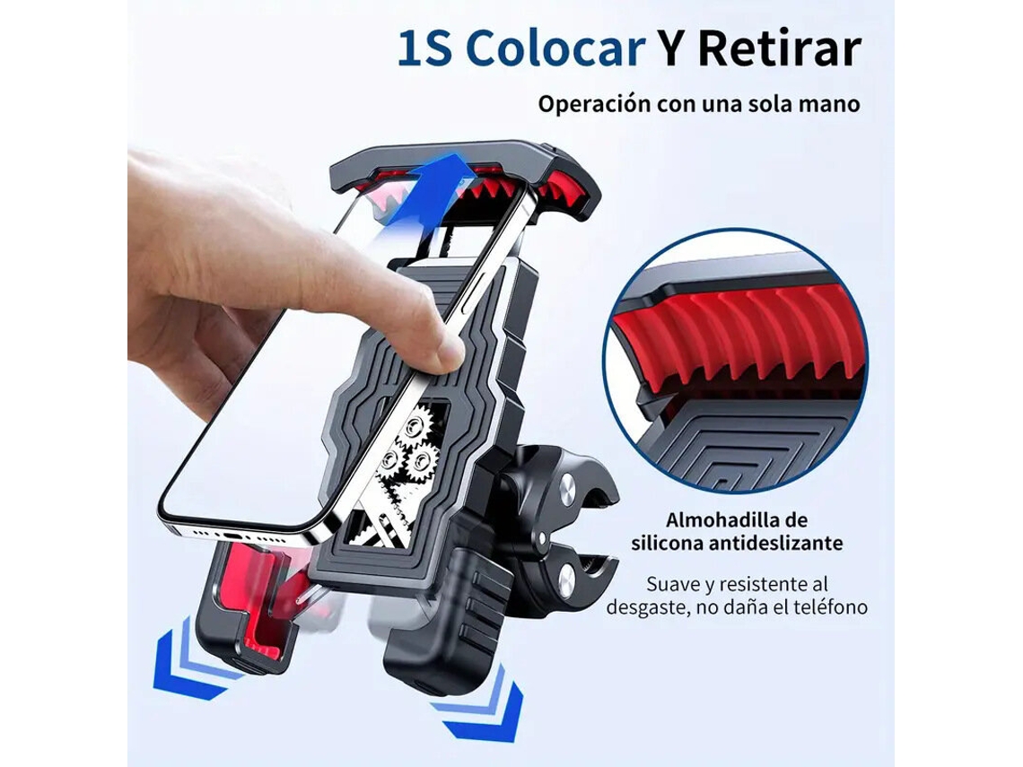 Suporte Para Celular Xanes Para Guidão De Bicicleta Ajustável Resistente A Impactos Com Fixação Extremamente Firme Ideal Para Mtb E Motocicletas