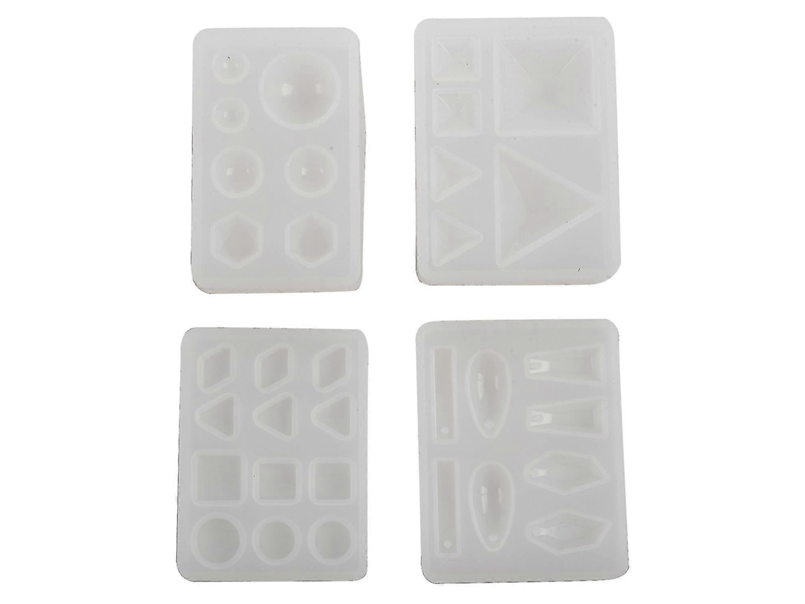 Molde De Silicone Diy Geométrico Triangular Espelhado
