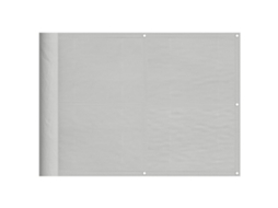 vidaXL Tela de varanda 75x300 cm 100% poliéster oxford cinzento-claro