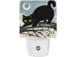Luz Noturna Led Com Sensor, Luz Noturna Branca Quente Suave Banheiro, Quarto, Cozinha, Formato Quadrado
