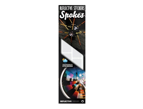 Conjunto de 30 Autocolantes Reflectores para Rodas de Bicicleta REFLECTIVE BERLIN