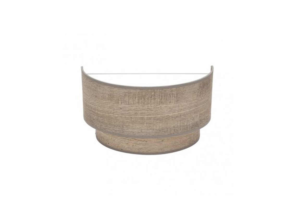 Candeeiro de Parede Double Smile 1Xe27 Madeira Cinzenta 17X30X15 Cm FABRILAMP
