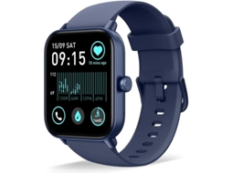 Relógio inteligente com chamada Bluetooth Alexa integrada Fitness Tracker HD 1.8 Frequência cardíaca Spo2 Sono Blue Bestvite