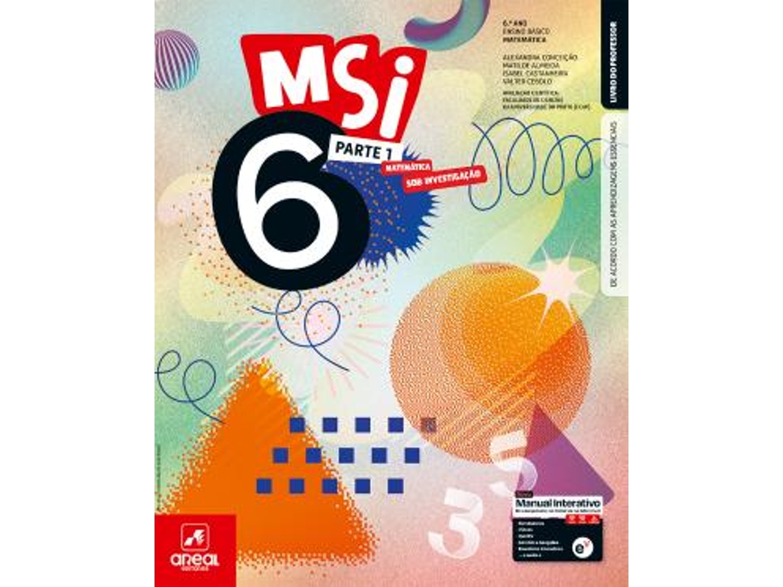 Msi 6 - Matemática Sob Investigação 6 - 6.º Ano Manual 2026