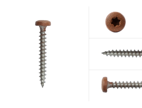 Parafusos de Aço Corten Autoperfurantes 4.8 X 32 Mm Caixa 50 Peças WOVAR