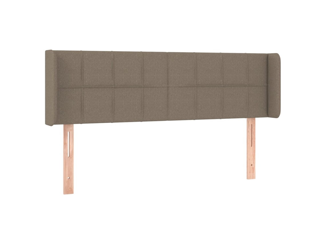 Headboard, Headboards Vidaxl Cinzento-acastanhado Tecido (147 X 16 X 78/88 Cm)