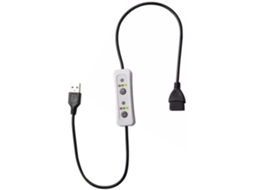 Cabo De Extensão Usb Com Temporizador, Cabo De Alimentação Dc 5v 60cm Com Controle 3 Velocidades E Temporizador 0, 5 1