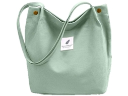 Bolsa Tote De Lona Para Mulheres, Bolsa De Ombro Com Grande Capacidade, Ideal Para Compras, Praia E Uso Diário