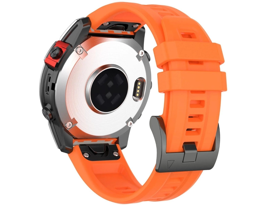 Pulseira de silicone ORYSIN Fecho Metal para Garmin Instinct