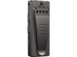Mini câmera gravadora 1080p, pequena, sem fio, ideal para segurança (preta)
