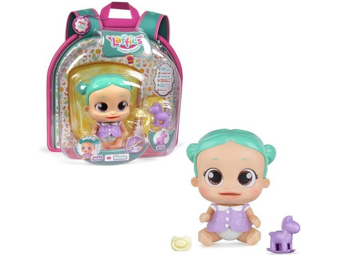 IMC Toys Laffies Nora – Interaktive Puppe Mit über 100 Reaktionen & 5 Sensiblen Punkten