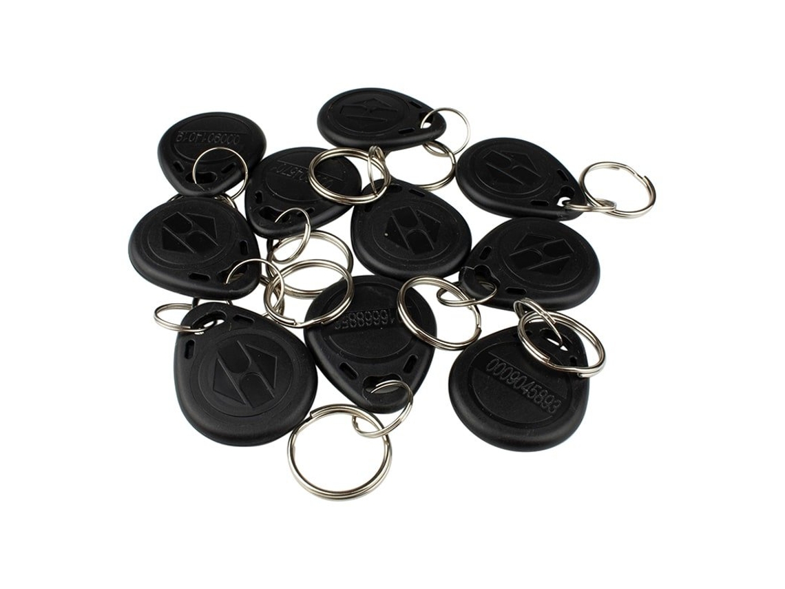 Pacote com 10 Smart Tags RFID 125 kHz com Chaves Exclusivas BRILVIBERA