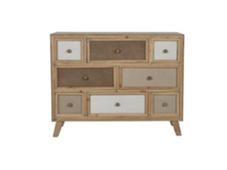 Cômoda de Abeto, Linho, 100x35x81cm ALEXANDRA HOUSE LIVING