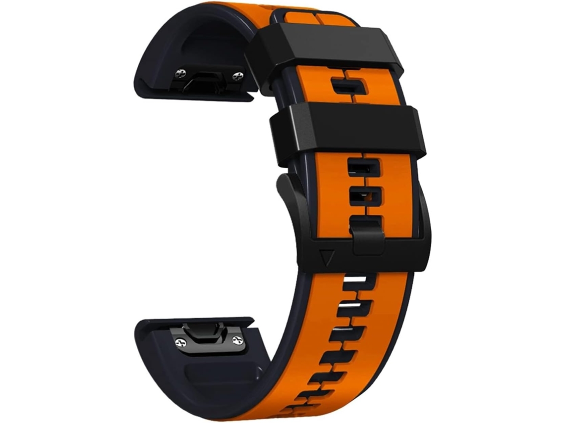 Pulseira de silicone de 22 mm para relógio compatível com Epix Quatix Marq D2 Enduro S/MARCA