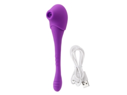 Vibrador De Massagem De Suco 2 Em 1 Com 10 Frequncias Para Mulheres (roxo)